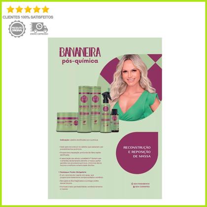 Imagem de Kit Haskell Bananeira 5 Itens 500ml/g Lançamento Completo