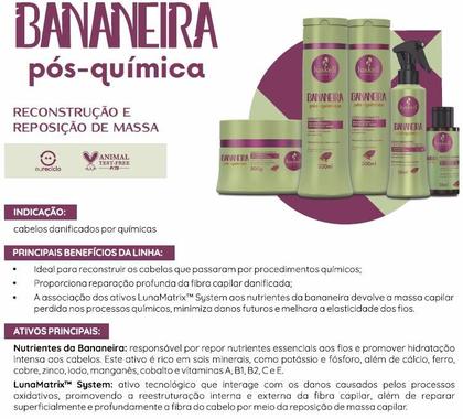 Imagem de Kit Haskell Bananeira 500ml Completo Mimo