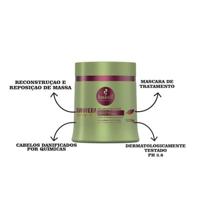 Imagem de Kit Haskell Bananeira Shamp cond masc 500ml Mimo