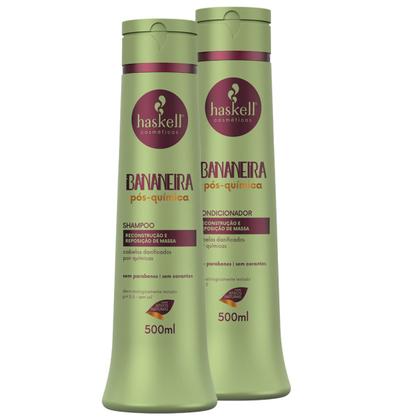 Imagem de Kit Haskell Bananeira Shampoo Condicionador 500ml