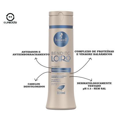 Imagem de Kit Haskell Bendito Loiro Completo 300ml Mimo