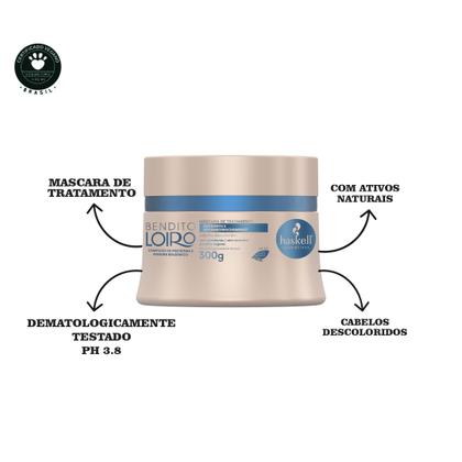 Imagem de Kit Haskell Bendito Loiro Completo 300ml Mimo