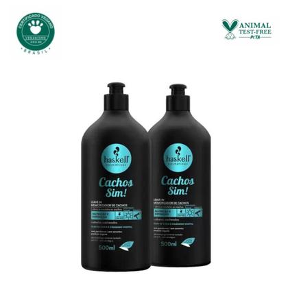Imagem de Kit Haskell Cachos Sim - 02 Leave In Memorizador Cachos 500ml