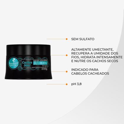 Imagem de Kit Haskell Cachos Sim! Cacheadas Crespas ou Transição Total (4 Produtos) 300ml