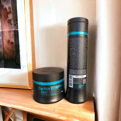 Imagem de Kit Haskell Cachos Sim Definição Shampoo 300ML + 1 Mascara 300ML