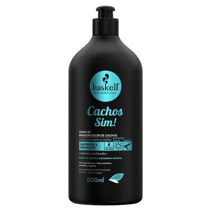 Imagem de Kit Haskell Cachos Sim Sh Cond 500ml Másc 1kg 6 Itens