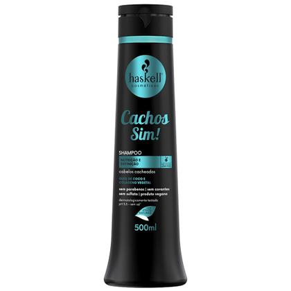 Imagem de Kit Haskell Cachos Sim Sh Cond Masc e Leave 500gr