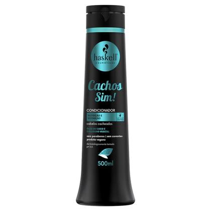 Imagem de Kit Haskell Cachos Sim Shampoo, Cond. E Máscara (500Ml/G)