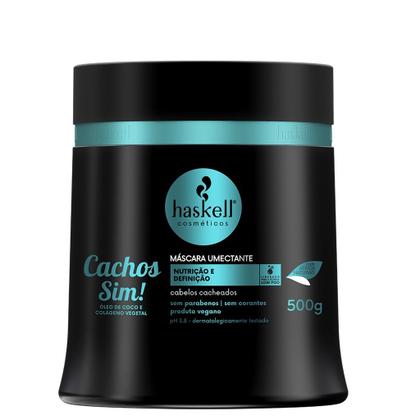 Imagem de Kit Haskell Cachos Sim Shampoo Cond Leave 500g Masc 1kg