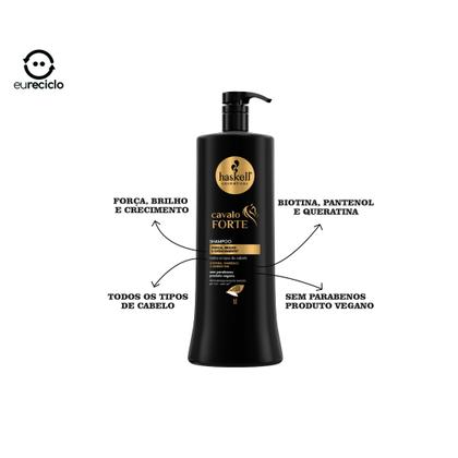 Imagem de Kit Haskell Cavalo Forte 1l Completo com Tonico Mimo