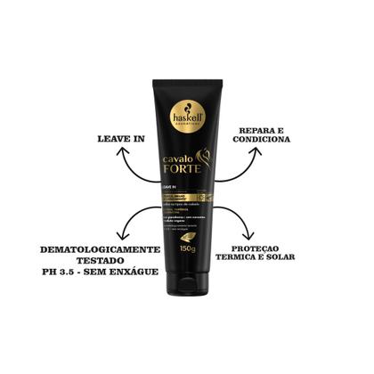 Imagem de Kit Haskell Cavalo Forte 1l Completo com Tonico Mimo