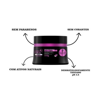 Imagem de Kit Haskell Cavalo Forte Hidra Completo 300ml Mimo