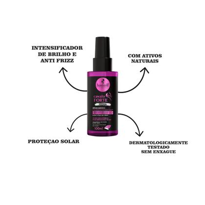 Imagem de Kit Haskell Cavalo Forte Hidra Completo 300ml Mimo