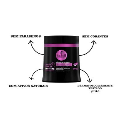 Imagem de Kit Haskell Cavalo Forte Hidra Completo 500ml Mimo