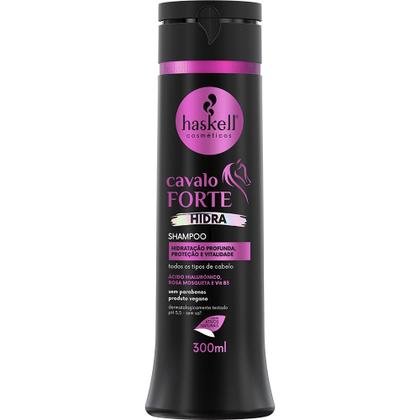 Imagem de Kit Haskell Cavalo Forte Hidra Sh, Cond 300ml e Fluido 120ml