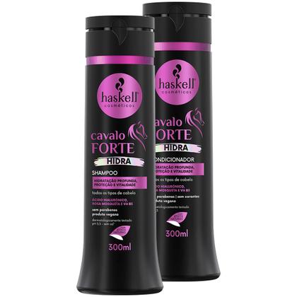 Imagem de Kit Haskell Cavalo Forte Hidra Shampoo e Condicionador 300ml