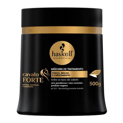 Imagem de Kit Haskell Cavalo Forte Sh Cond 500ml Mascara 500g