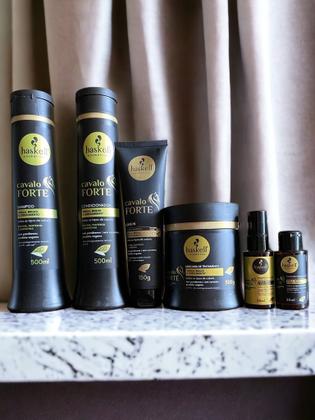 Imagem de Kit Haskell Cavalo Forte Sh Cond Máscara 500ml 6 Itens Completo