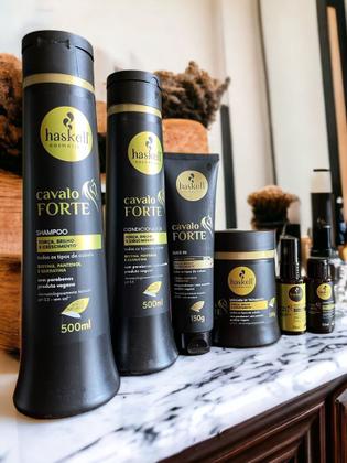 Imagem de Kit Haskell Cavalo Forte Sh Cond Máscara 500ml 6 Itens Completo