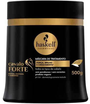 Imagem de Kit haskell cavalo forte sh cond1l masc 500g tratamento salão