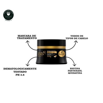 Imagem de Kit Haskell Cavalo Forte Shamp Cond Masc 300ml com Mimo