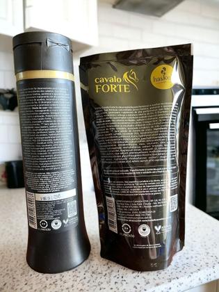 Imagem de Kit Haskell Cavalo Forte Shampoo 300ML + 1 Refil Shampoo 250