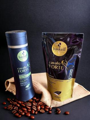 Imagem de Kit Haskell Cavalo Forte Shampoo 300ML + 1 Refil Shampoo 250