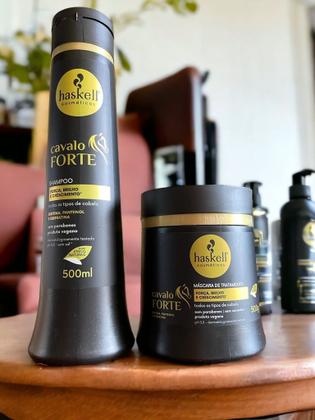 Imagem de Kit Haskell Cavalo Forte Shampoo 500ML + 1 Mascara 500 ML
