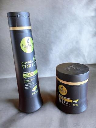 Imagem de Kit Haskell Cavalo Forte Shampoo 500ML + 1 Mascara 500 ML