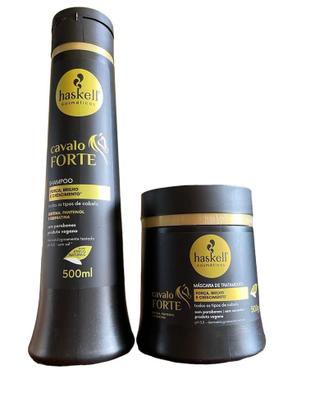Imagem de Kit Haskell Cavalo Forte Shampoo 500ML + 1 Mascara 500 ML