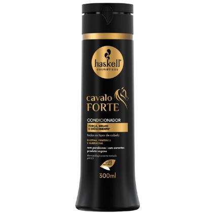 Imagem de Kit Haskell Cavalo Forte Shampoo Condicionador 300ml Máscara 300g Finalizador Leave-In 150g
