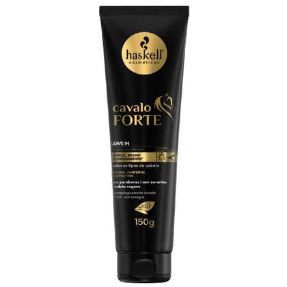 Imagem de Kit Haskell Cavalo Forte Shampoo Condicionador 300ml Máscara 300g Finalizador Leave-In 150g