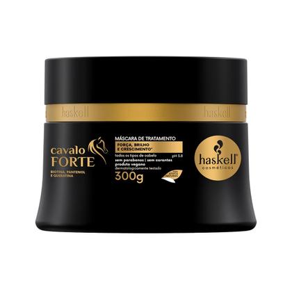 Kit Haskell Cavalo Forte Shampoo Condicionador Mascara 300g Imagem de Kit Haskell Cavalo Forte Shampoo Condicionador Mascara 300g