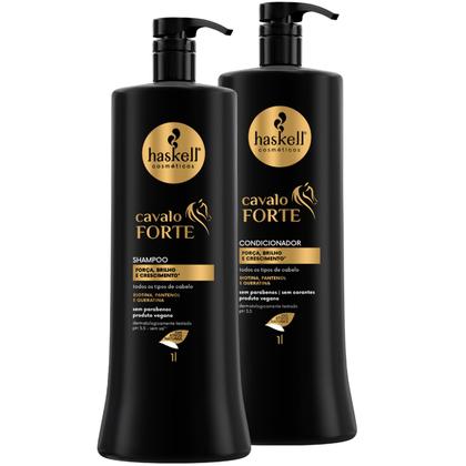 Imagem de Kit Haskell Cavalo Forte Shampoo E Condicionador 1l
