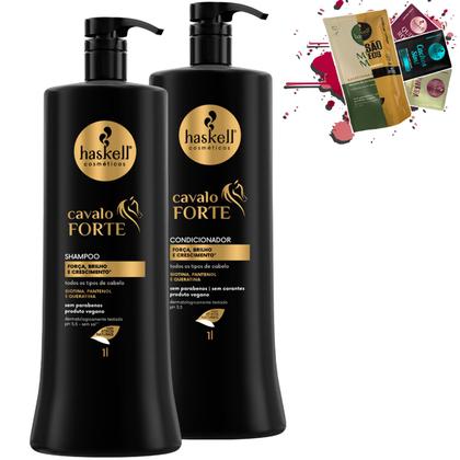 Imagem de Kit Haskell Cavalo Forte Shampoo E Condicionador 1l