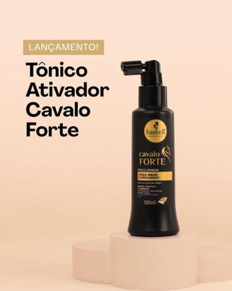 Kit Haskell Cavalo Forte Trio 300ml + Tônico de Crescimento Imagem de Kit Haskell Cavalo Forte Trio 300ml + Tônico de Crescimento