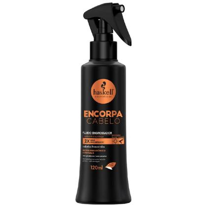 Imagem de Kit Haskell Encorpa Cabelo Shampoo Condicionador Engrossador 300ml Máscara 300g Spray Leave-In 120ml