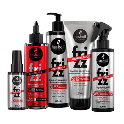 Imagem de Kit Haskell Frizz Cancelado Completo 5 Itens