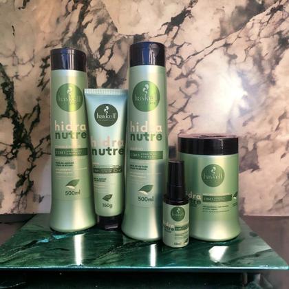 Imagem de Kit Haskell HidraNutre Sh Cond Máscara 500ml 5 Itens Completo