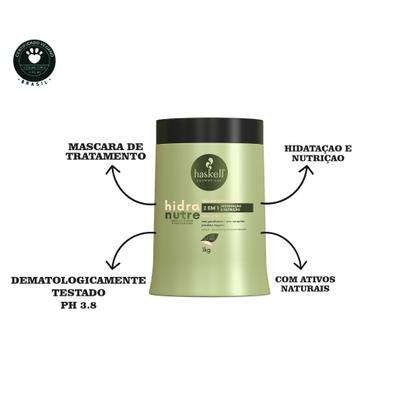 Imagem de Kit Haskell Hidranutre Shamp cond masc 1l Mimo