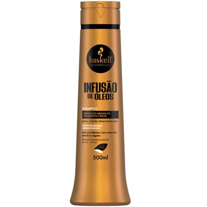 Imagem de Kit Haskell Infusão de Óleos Sh Cond 500ml Leave e Óleo