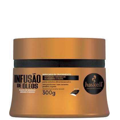 Imagem de Kit Haskell Infusão de Óleos Sh Cond Másc 300gr e Óleo 100ml