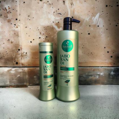 Imagem de Kit Haskell JABORANDI Shampoo 1 Litro Condicionador 300 ml
