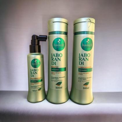 Imagem de Kit Haskell Jaborandi Shampoo + Condicionador 300ml + Tônico 120 ML
