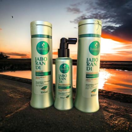 Imagem de Kit Haskell Jaborandi Shampoo + Condicionador 300ml + Tônico 120 ML