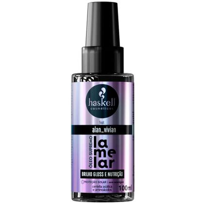 Kit Haskell Lamelar Sh 300ml Másc 200ml e Óleo 100ml Imagem de Kit Haskell Lamelar Sh 300ml Másc 200ml e Óleo 100ml