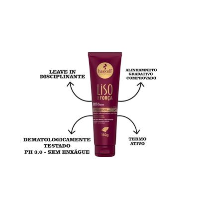 Imagem de Kit Haskell Liso Com Força 300ml Mimo