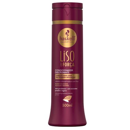 Imagem de Kit Haskell Liso Com Força Sh Cond 300ml Finalizador 150ml