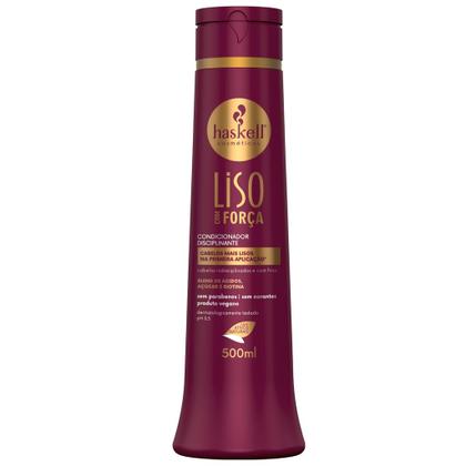 Imagem de Kit Haskell Liso Com Força Sh Cond 500ml Finalizador 150ml