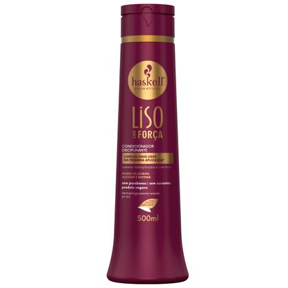 Imagem de Kit Haskell Liso Com Força Shampoo E Condicionador 500ml